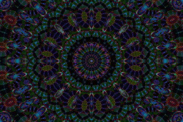 beauty dark mandala