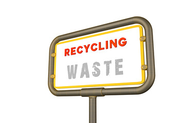 recycling versus garbage