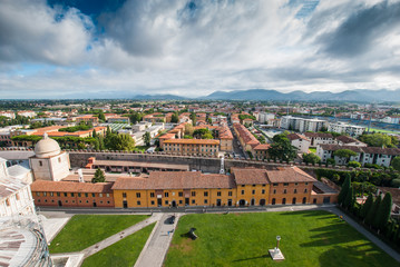 Panorama belvedere di Pisa, veduta area