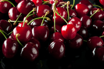 cherry fruits as a background