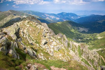 View from hill Dumbier, Slovakia