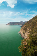 Fototapeta na wymiar Ligurian coast.