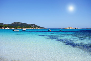 Obraz premium Plage de rêve et mer turquoise