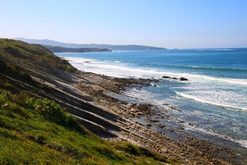 Les falaises de Socoa, Pays Basque © vouvraysan
