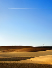 Fototapeta na wymiar Sandy dunes