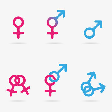 Sex symbol icons