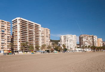 Street view of Malaga