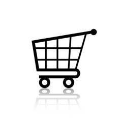 Warenkorb Einkaufswagen Web Icon Button Set