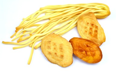 Traditional Polish smoked cheese - oscypek