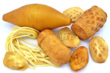 Traditional Polish smoked cheese - oscypek