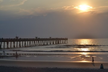 Florida Fishing Pier Sunrise