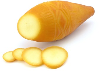 Traditional Polish smoked cheese - oscypek