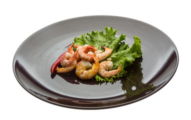 Unshelled king prawn