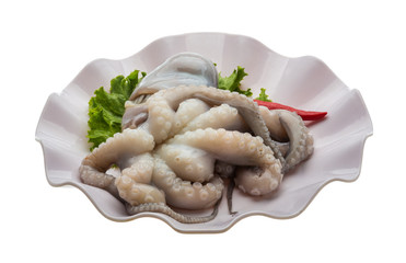 Raw octopus