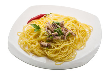 Pasta with octopus
