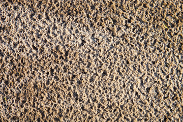 Sand surface after the rain
