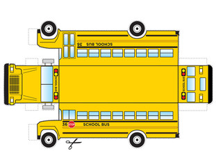 School Bus Cutout