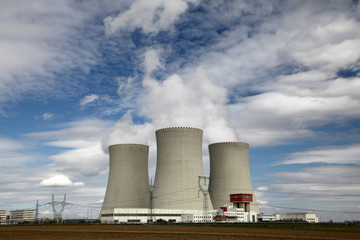 Nuclear power plant Temelin in Czech Republic Europe