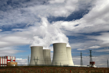 Nuclear power plant Temelin in Czech Republic Europe