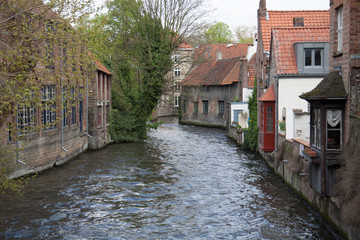 Fototapeta na wymiar Canal in Belgium