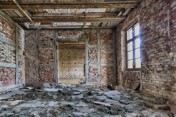 Fototapeta na wymiar abandoned palace