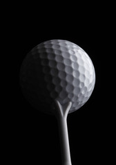 Golf Ball on Tee