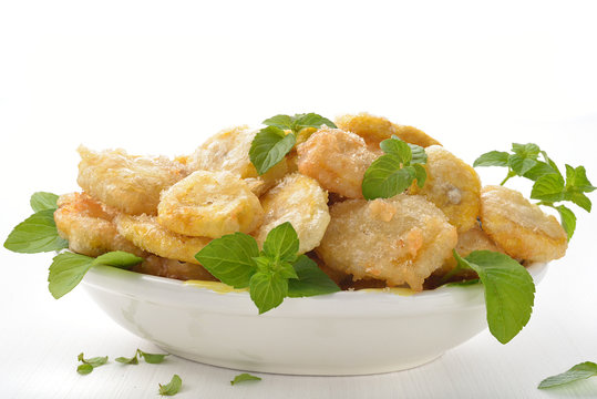 banane fritte affettate