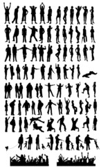 people silhouettes