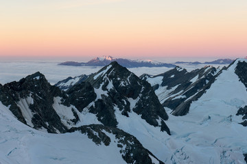 Snowy mountains