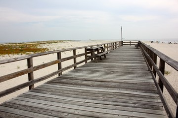 Fototapeta na wymiar Alabama Beach Boardwalk IV