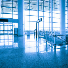 Subway station in Shanghai, China passengers