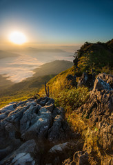 Sunrise at Doi Pha Tang, Chiang Rai