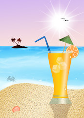 cocktail in summer
