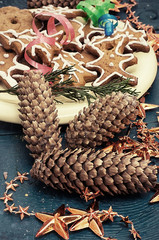 Christmas compositions and objects in vintage style