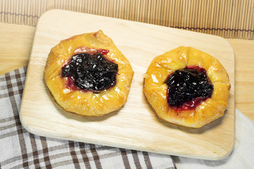 Blueberry danish