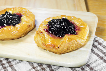Blueberry danish