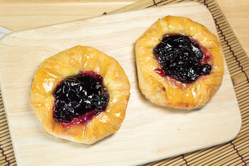 Blueberry danish