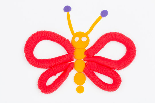 Plasticine Butterfly.