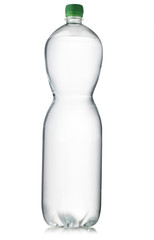 bottle of water made from plastic material pet
