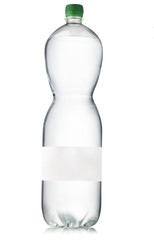 bottle of water made from plastic material pet