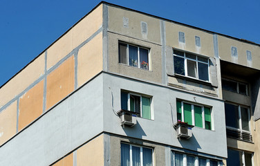 Obraz premium Old apartments in Bulgaria