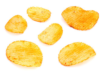 Ribbed potatoes set