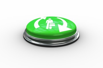 Composite image of green button
