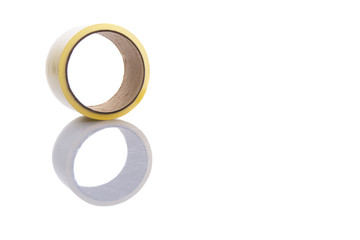 Packing tapes on white background