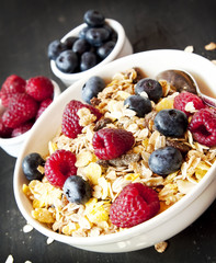 Muesli with Berries for Breakfast