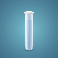 Biological test tube with stopper