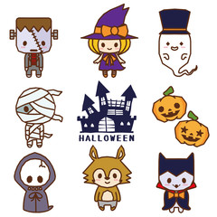Obraz premium ハロウィン キャラクター