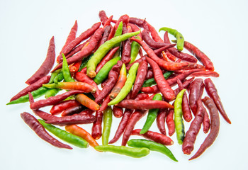 Thai red hot chili peppers