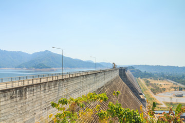 Beautiful of Khun Dan Prakarnchon Dam