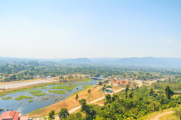 Fototapeta na wymiar Beautiful of Khun Dan Prakarnchon Dam